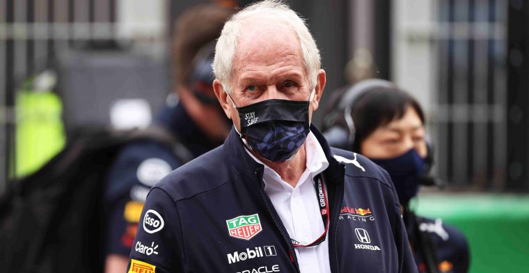 Marko sees Verstappen's victory slip away: Stood with his back against the wall.