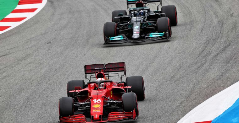 Leclerc looks to Mercedes with Ferrari: 'Then we can reach their level'