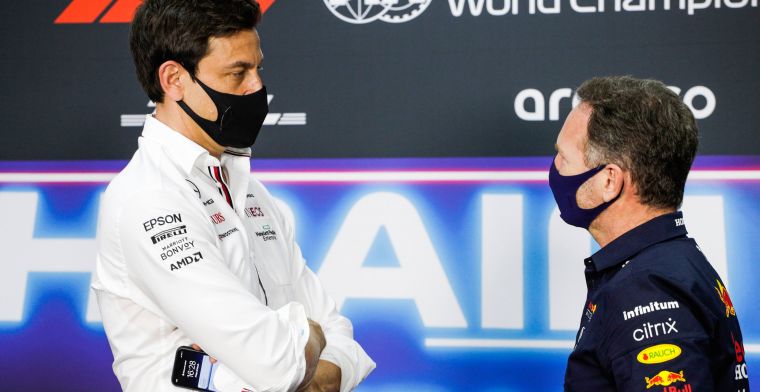 Horner and Wolff are still at it: 'He looks more to us than to his own team'.