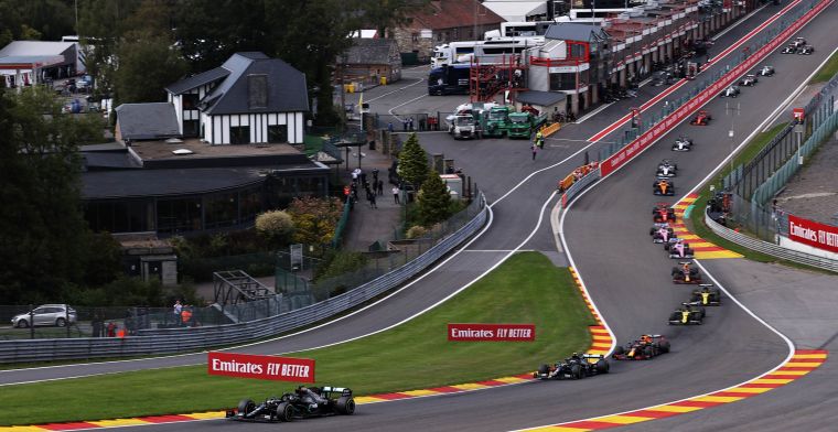 Bizarre footage: Spa-Francorchamps turned into a swirling river