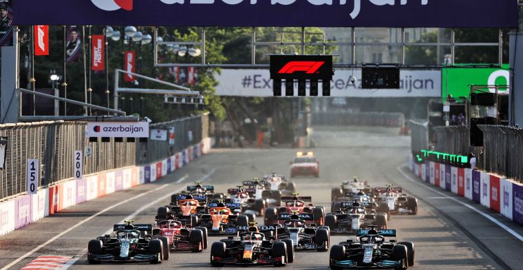 Constructors' standings: Red Bull ahead of Mercedes, Ferrari third