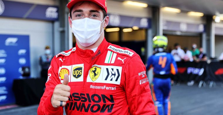 Final starting grid GP Azerbaijan: Leclerc on pole this time, Norris P9
