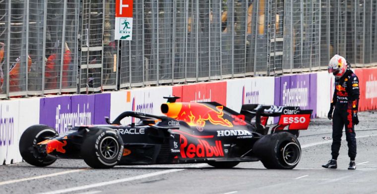 Verstappen was 'lucky' with his crash: 'The impact could have been a lot heavier'