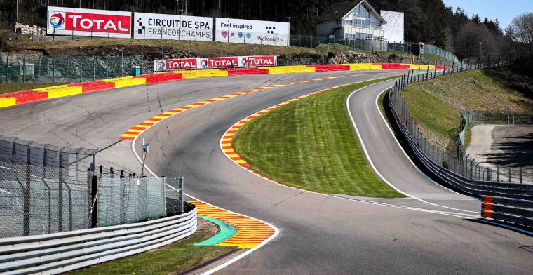 Spa-Francorchamps repaired damage after mudslide on track