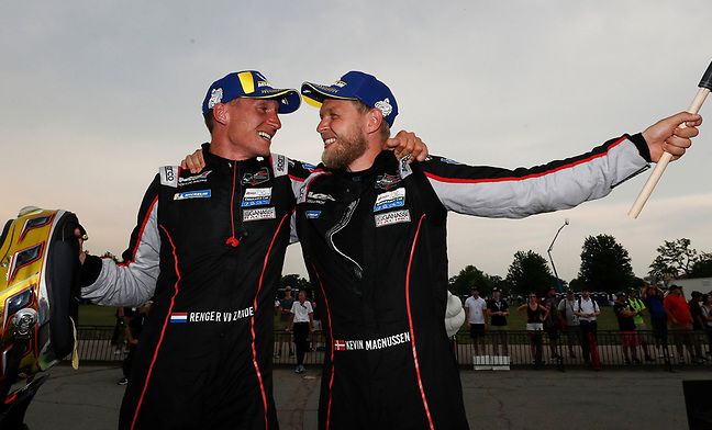 Van der Zande and Magnussen take first IMSA win of this season