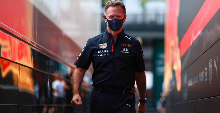 Horner proud of Verstappen and the strategy team: 'Payback for Barcelona'.