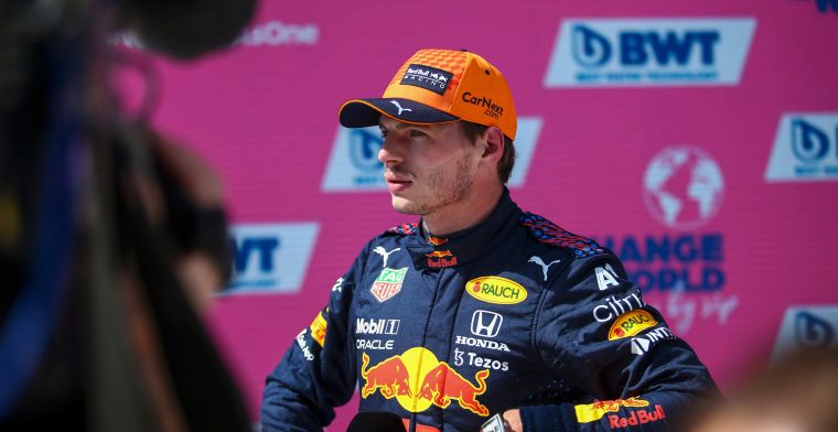 Verstappen relieved after victory: 'Everyone sees you as a favourite'