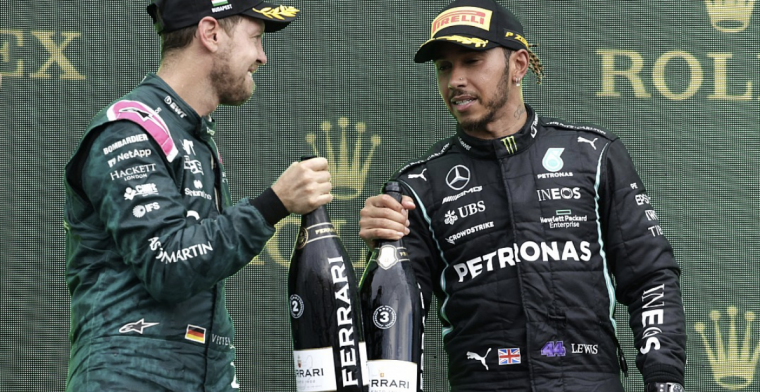 Hamilton proud of Vettel after LGBTQ+ message in Hungary