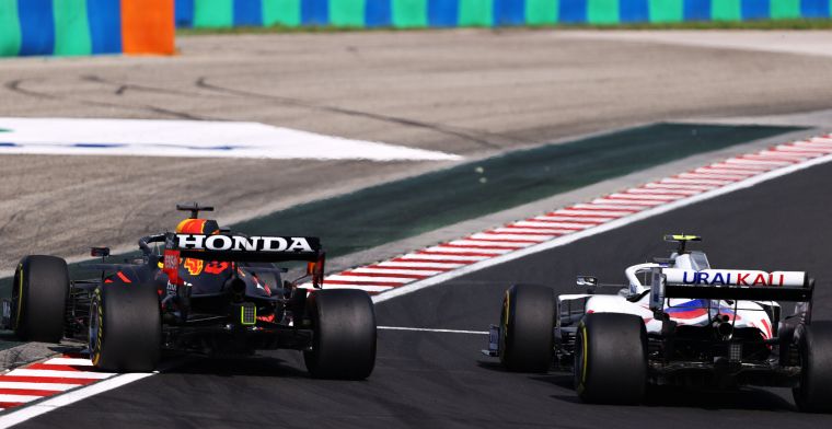 Verstappen set fourth fastest lap in Hungary despite half a car