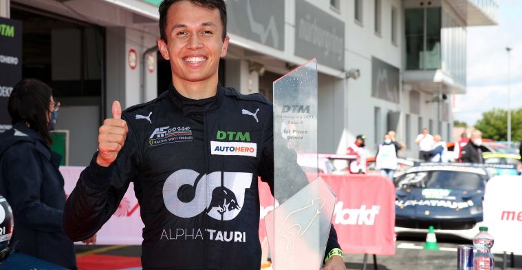 Albon impresses with victory: 'Not bad for my first year'