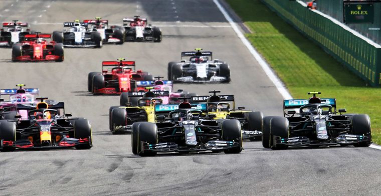 Timetable for the Belgian Grand Prix