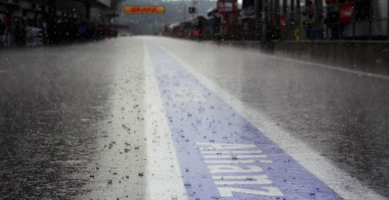 Rain likely during the Belgian Grand Prix