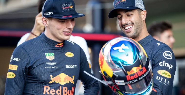 Ricciardo: 'That's why Verstappen was harder as a teammate than Vettel'
