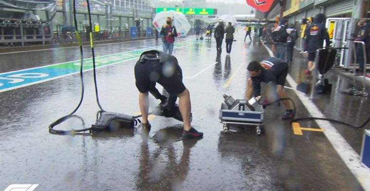 Qualifying GP Belgium postponed due to heavy rain