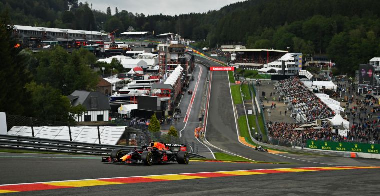 Verstappen and Perez lead the field in FP3 at Spa, Hamilton third