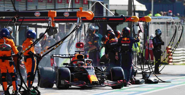 Red Bull also beaten by McLaren in the pit lane
