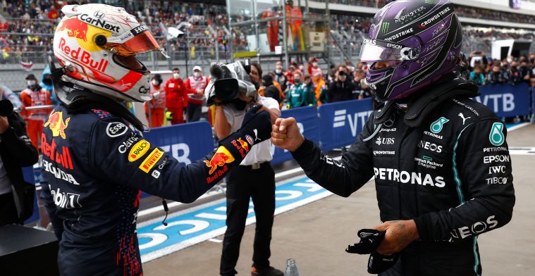 Windsor not only sees luck for Hamilton: 'The rain also gave Verstappen that P2'