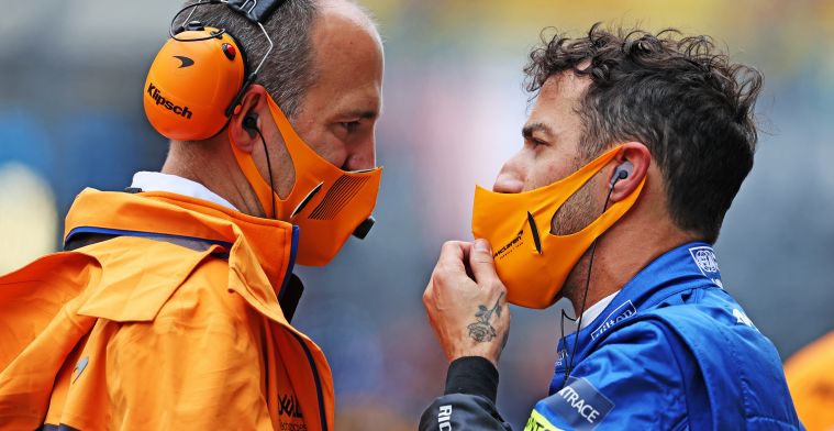 Ricciardo's work ethic is admired: 'He takes responsibility'