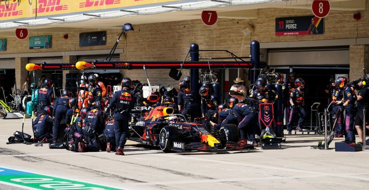 Red Bull now moderate in pit stops, new winner for fastest stop in Austin