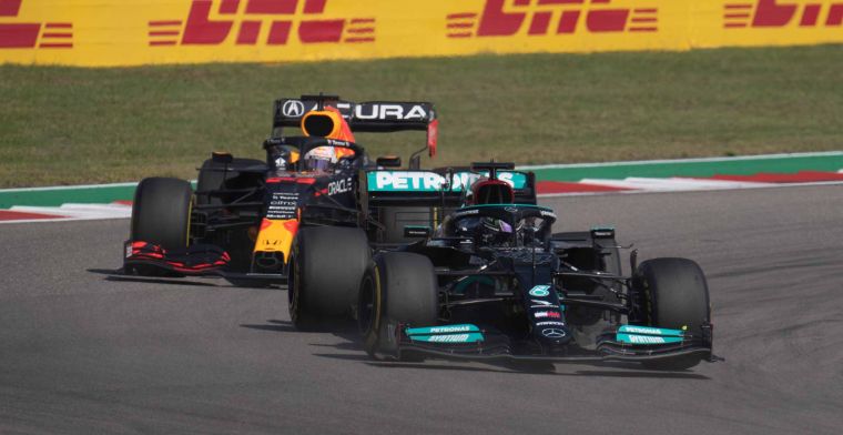 Hamilton can't get past Verstappen: 'Mistake in the last lap'
