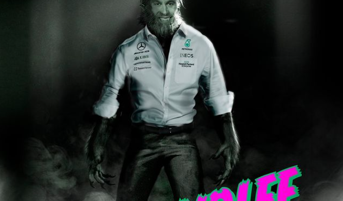 Formula 1 celebrates Halloween: Toto Werewolff and a skull for Verstappen