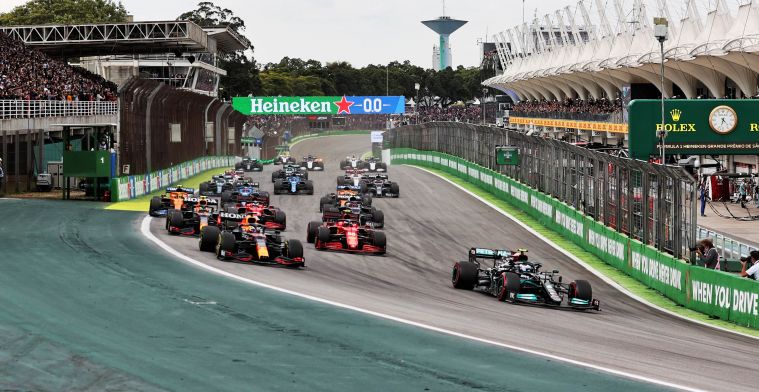 Provisional grid Brazilian GP | Hamilton tenth, Verstappen alongside Bottas