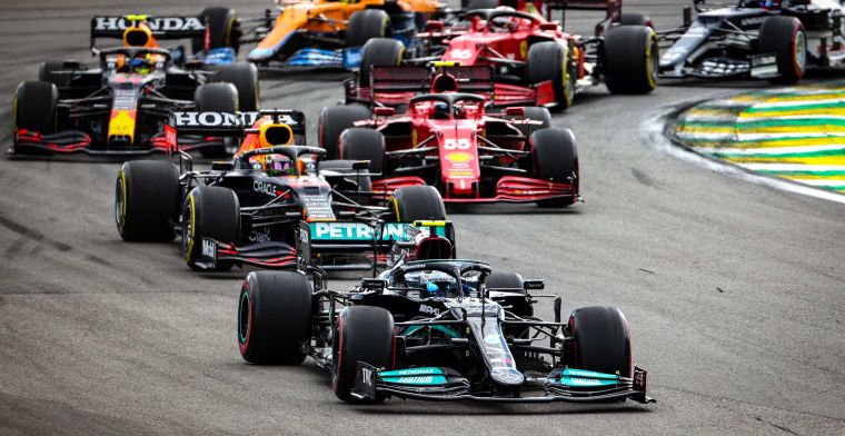 Starting grid for the 2023 F1 Brazilian Grand Prix