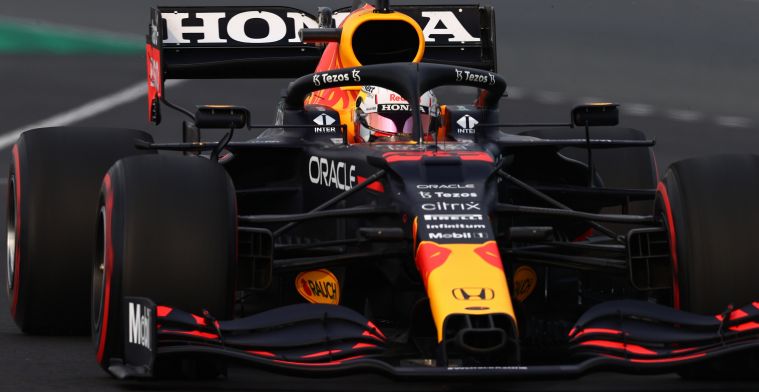 Damage to front wing Verstappen? Stay off the kerbs for now