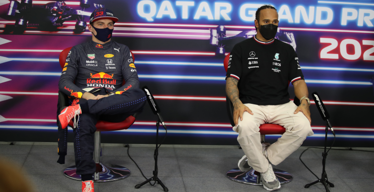 Hamilton and Verstappen don't bat an eye: They both seem very calm