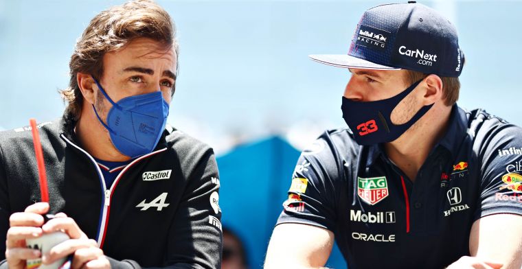 Hamilton and Verstappen could have split world cup according to Alonso