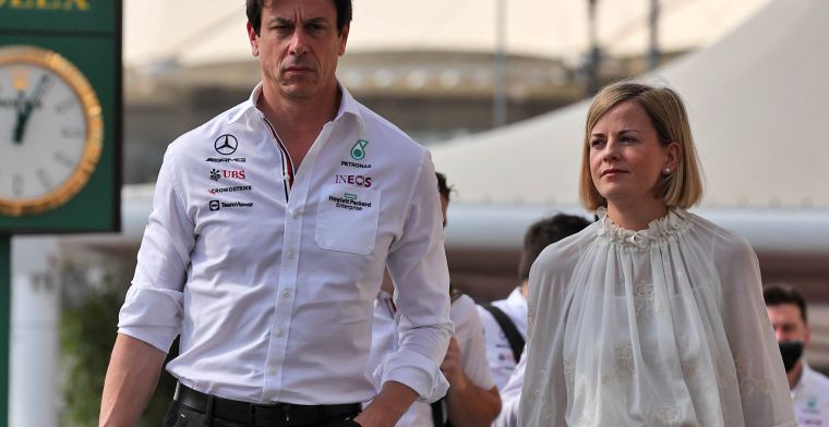 Wolff's wife reacts in disbelief: 'This gives me a sick feeling'