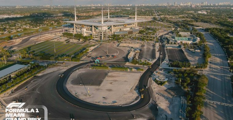 Formula 1 circuit in Miami begins to take shape: this is what the track looks like
