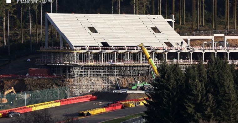 Iconic chalet at Eau Rouge/Raidillon makes way for new grandstand