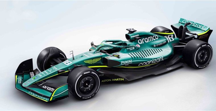 Aston Martin's new AMR23 compared to 2022 F1 car