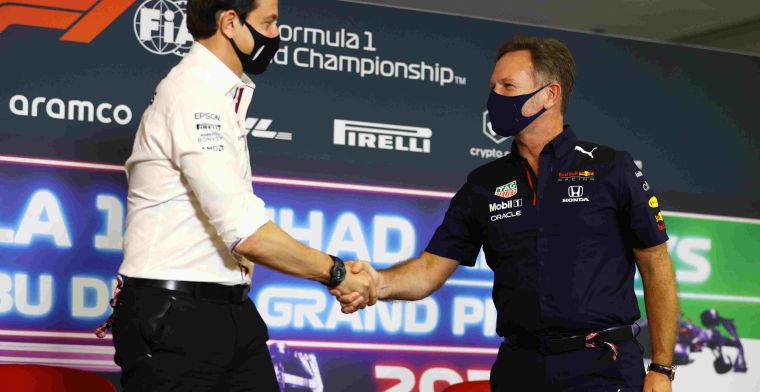 This is the only thing Horner and Wolff want to say about the F1 meeting
