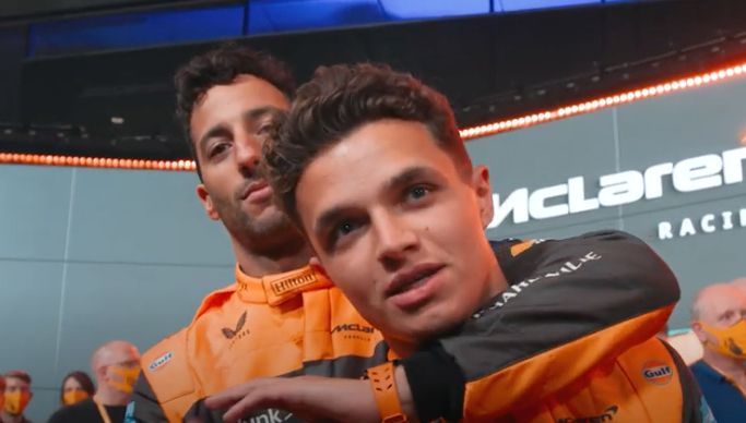Behind the scenes at McLaren F1 Racing ft. Lando Norris & Daniel Ricciardo  with DEWALT® Tools 