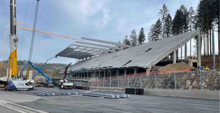 Spa-Francorchamps shows new images of rebuilding