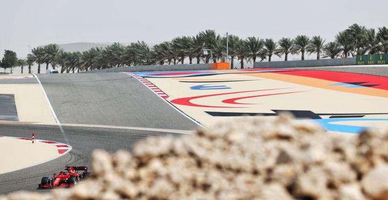 Sandstorm Bahrain causes flagged afternoon F2 winter test session