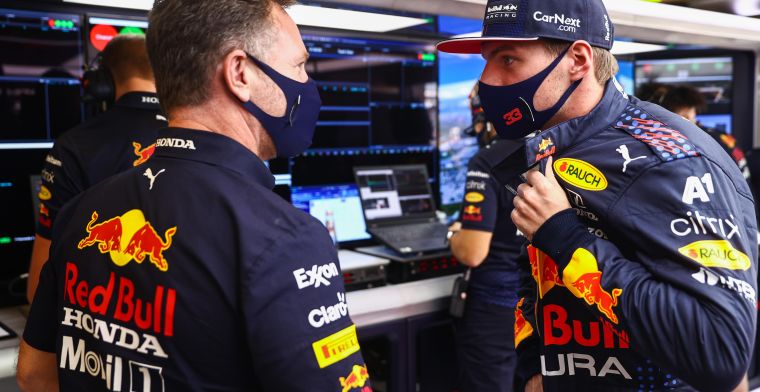Horner spoke after incidents with Verstappen: 'He will learn from that'