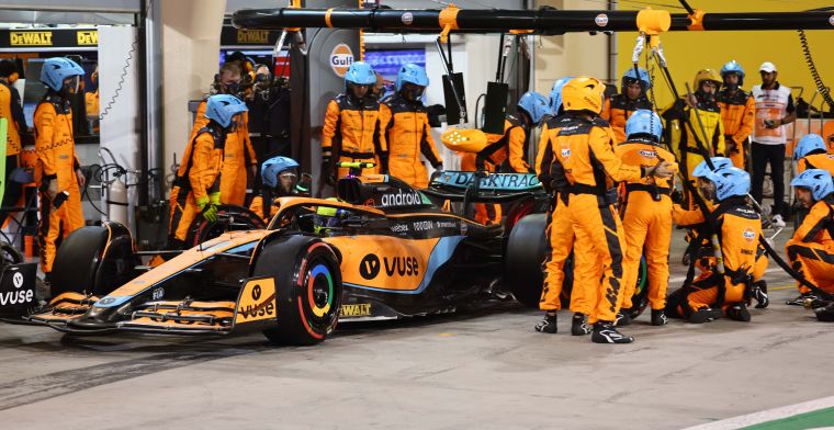 Red Bull no longer fastest in pit lane, McLaren fastest in Bahrain