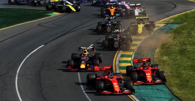 This is how the previous edition of the Australian Grand Prix went