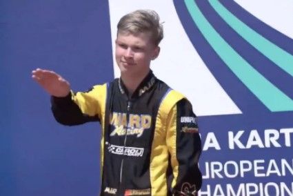 Russian driver appears to make Nazi salute on podium; FIA launches investigation