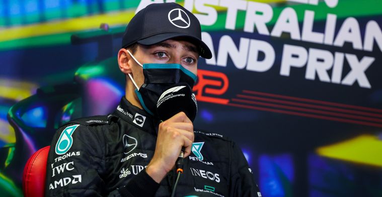 Russell happy with bigger Mercedes: 'Then it was too small'