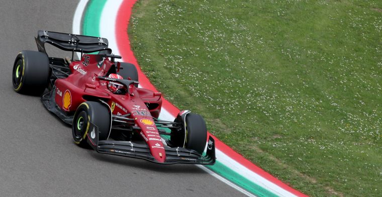 Charles Leclerc admits he 'struggled with tyres at the end' of Imola sprint