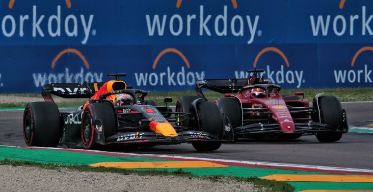 Start GP Imola | Verstappen holds P1, Sainz is again out of the race