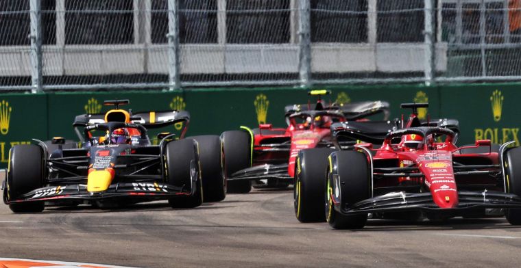 Leclerc sees Verstappen approaching: 'We had more trouble with that'