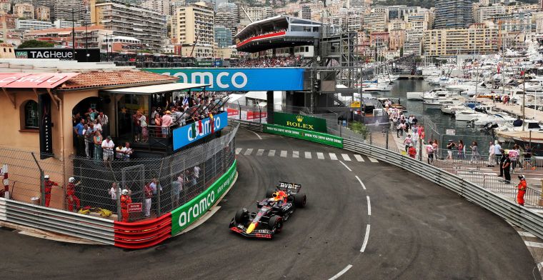Monaco GP start postponed after rain, formation lap behind safety car