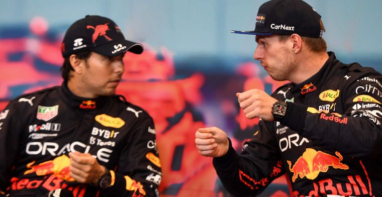 New deal Perez with Red Bull also good news for Verstappen