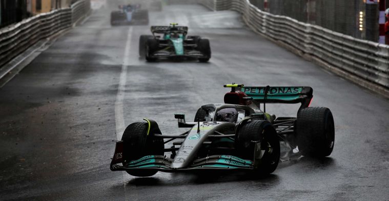 Mercedes isn't there yet: In Monaco, the old gap was back