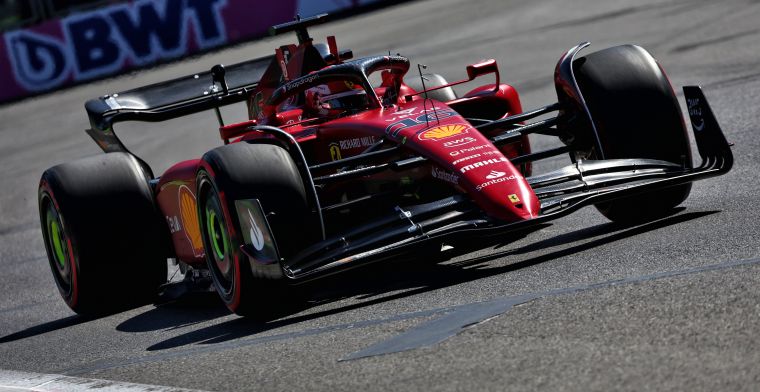 Charles Leclerc puts his Ferrari on pole once again